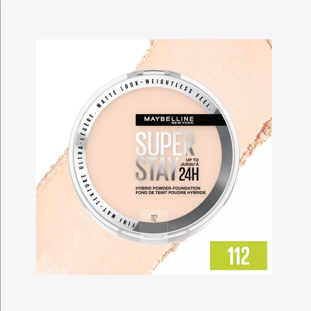 Maybelline 24 hour Superstay powder Hybrid foundation shade 112